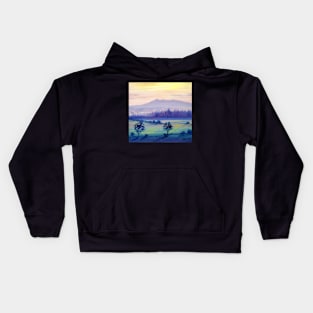 Inverurie and Bennachie from Osprey Heights Kids Hoodie